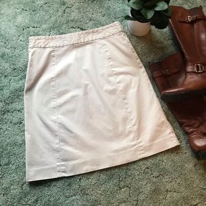 BANANA REPUBLIC Khaki Skirt, Stretch Skirt, Light Tan Pencil Skirt, Fall Skirt